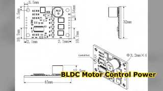 BLDC-motordriver 10-36V 20A PWM analoge besturing
