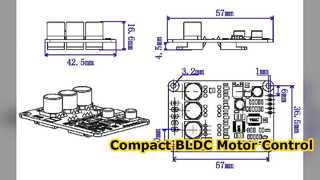 JYQD V9 20B Sensorloze BLDC-motorcontrollerkaart